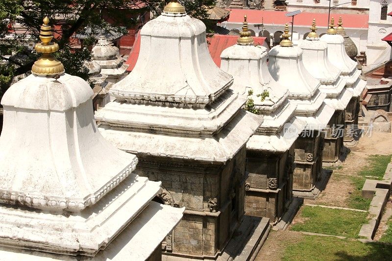 尼泊尔加德满都的Pashupatinath Templein